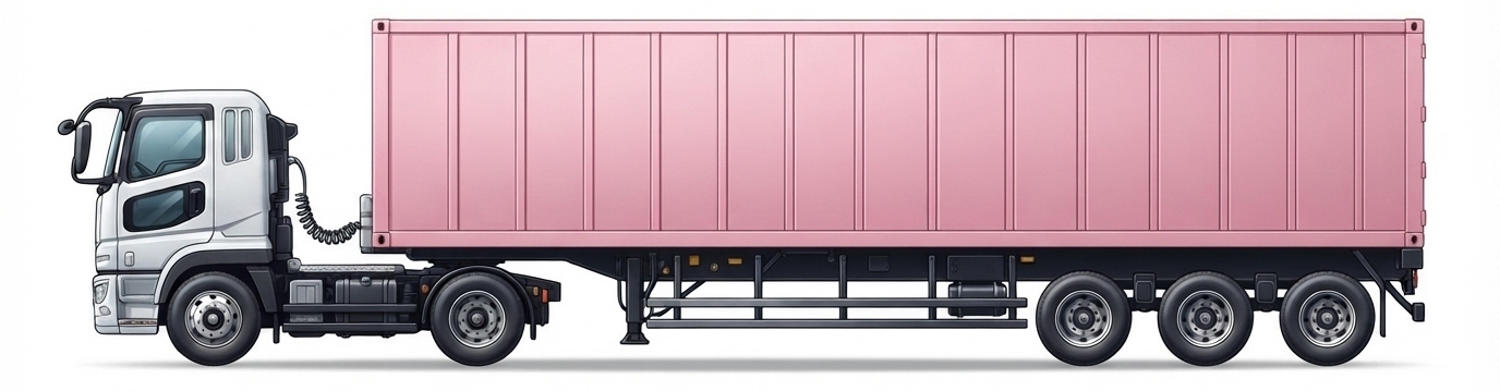 コンテナ用セミトレーラ